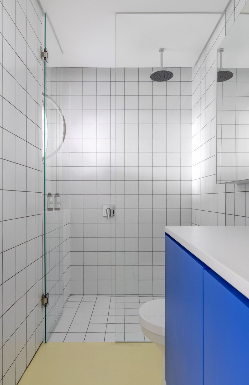 Apartamento Piracema / Nommo Arquitetos + BOSCARDIN CORSI - Fotografia de Interiores, Banheiro, Vidro, Pia, Chuveiro