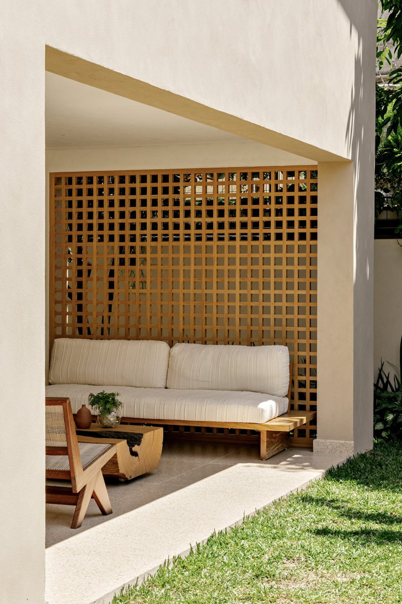 Casa Alto de Pinheiros / Terra Arquitetura - Fotografia de Interiores, Madeira, Pátio