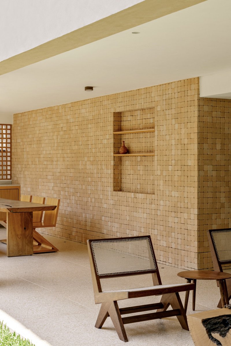 Casa Alto de Pinheiros / Terra Arquitetura - Fotografia de Interiores, Madeira, Tijolo