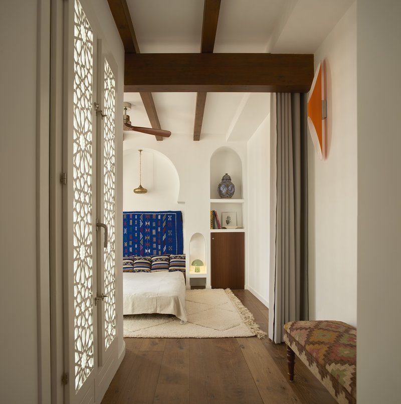 Casa Rocafull / osb arquitectos - Fotografia de Interiores, Dormitório, Madeira, Iluminação, Cama