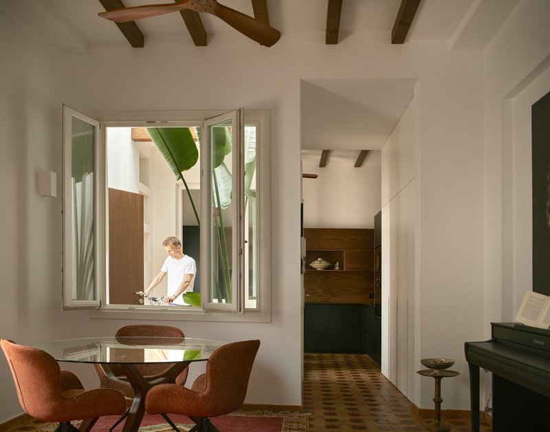 Casa Rocafull / osb arquitectos - Fotografia de Interiores, Sala de Jantar, Madeira, Iluminação, Cadeira