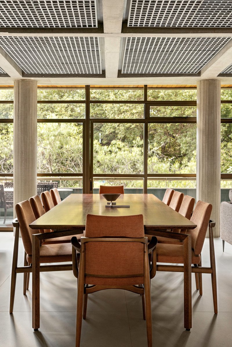 Apartamento Moiré / CODA Arquitetura - Fotografia de Interiores, Sala de Jantar, Mesa, Madeira, Cadeira