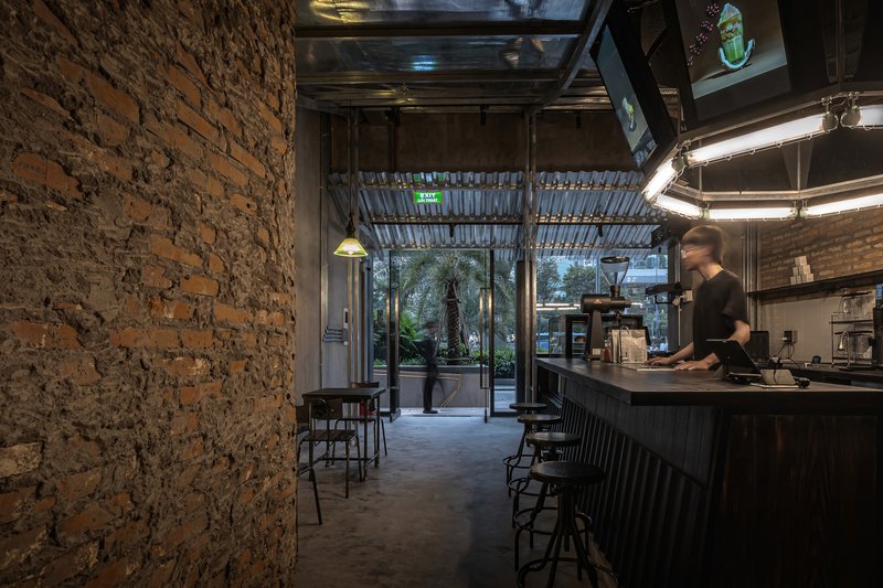 Café An Miên Lumière / xưởng xép - Fotografia de Interiores, Sala de Jantar, Iluminação, Cadeira