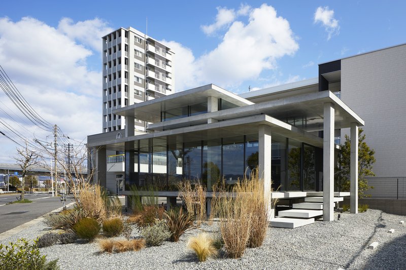 Cafeteria em Ujina / IGArchitects - Fotografia de Exterior, Fachada, Concreto