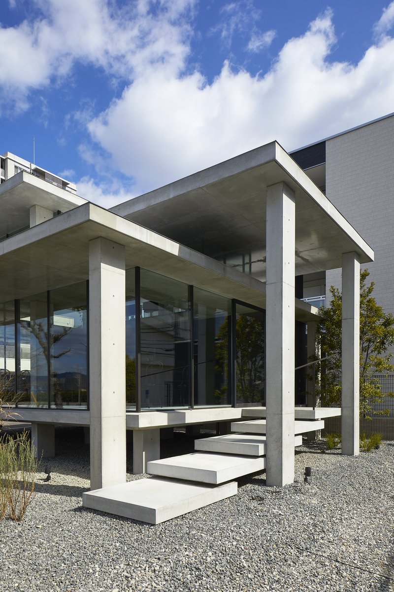 Cafeteria em Ujina / IGArchitects - Fotografia de Exterior, Concreto, Pilar
