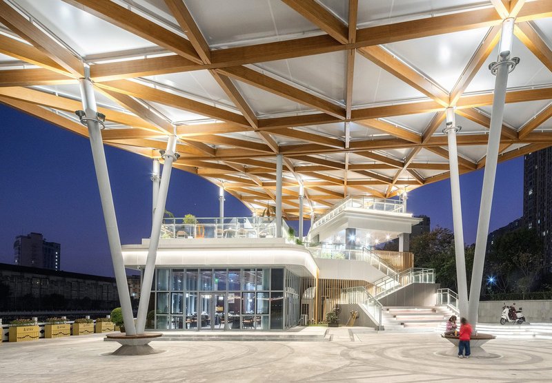 The Canopy Pavilion by the Canal