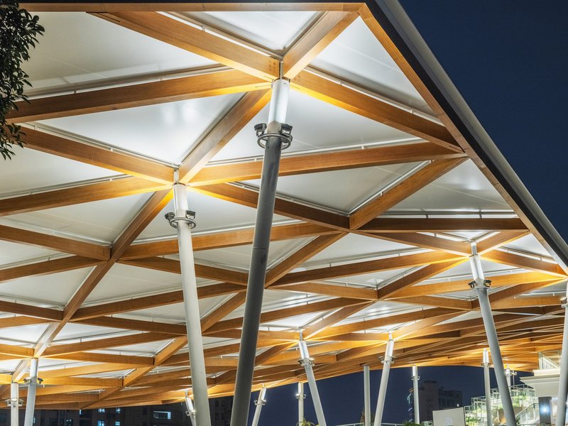 The Canopy Pavilion by the Canal