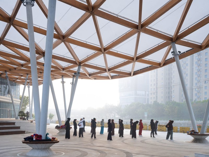 The Canopy Pavilion by the Canal