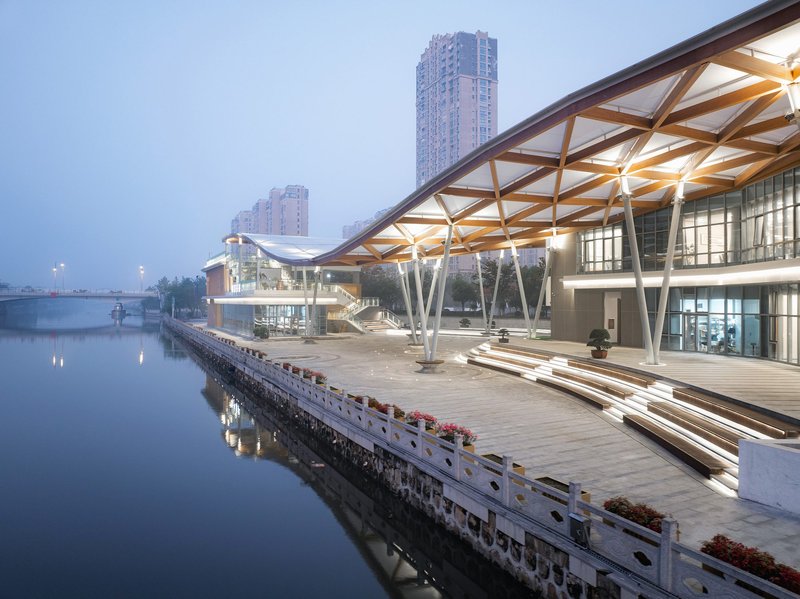 The Canopy Pavilion by the Canal